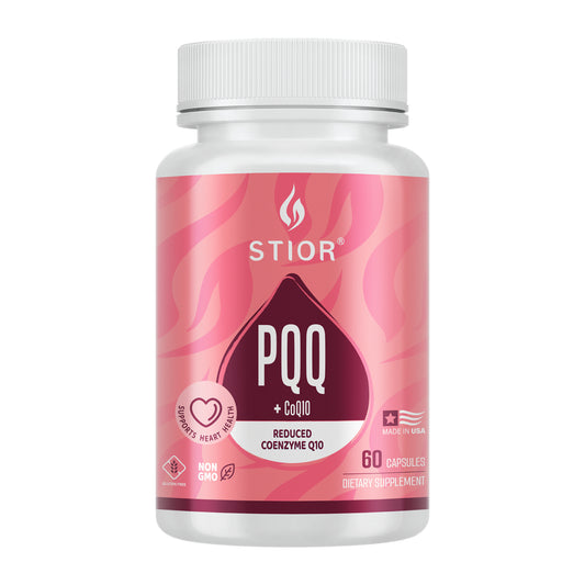 STIOR  PQQ + CoQ10 reduced coenzyme Q10 - SUPPORT HEART HEALTH