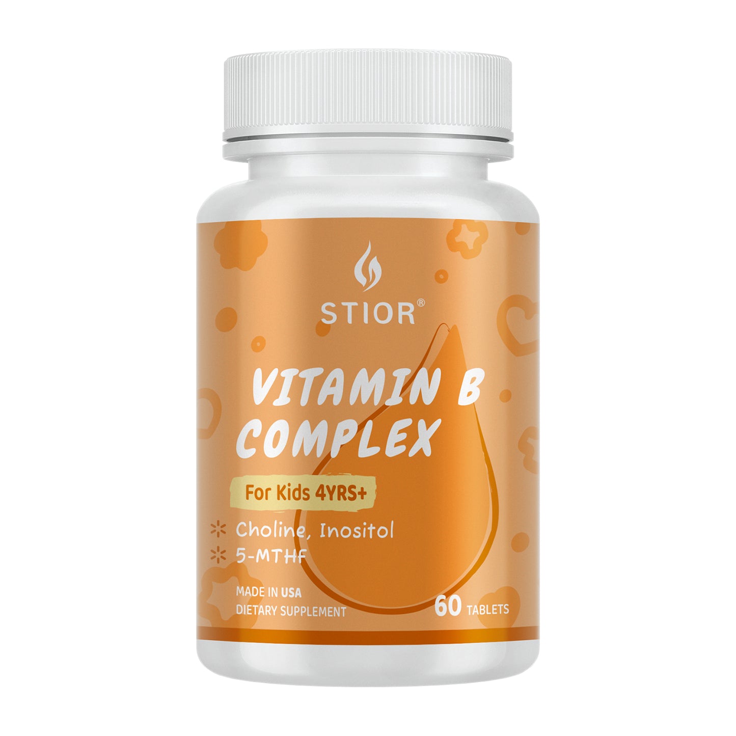 STIOR B Complex with Choline, Inositol & 5-MTHF (For Kids)