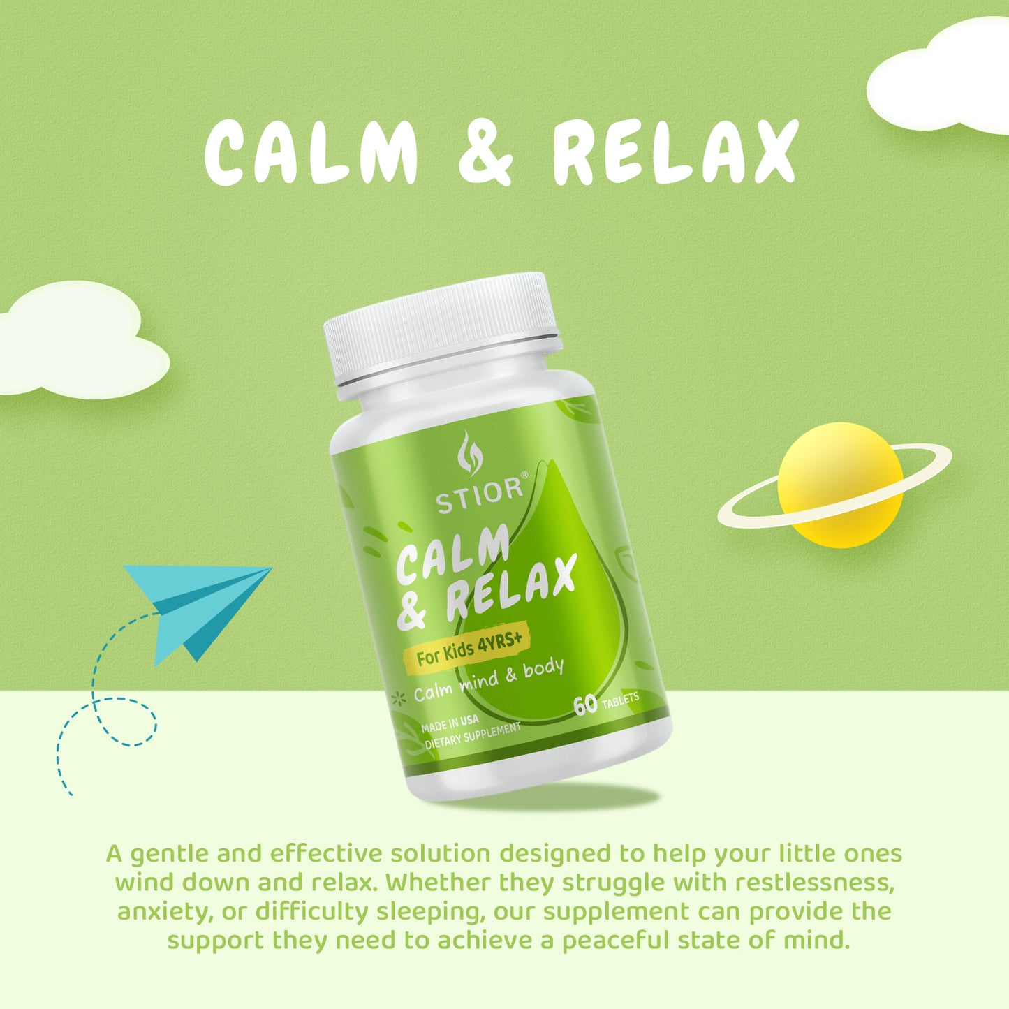 Stior Calm & Relax - CALM MIND & BODY (For kids)